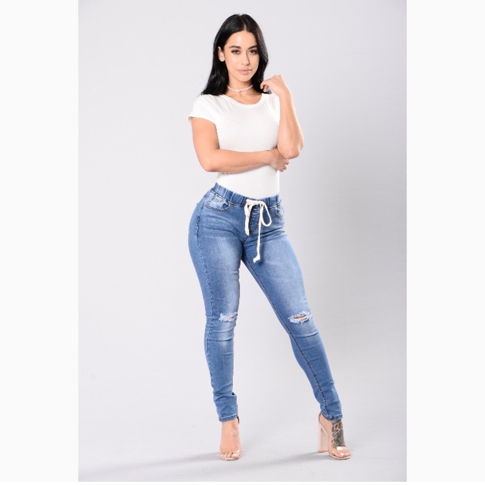 Fashion Nova Denim Joggers
